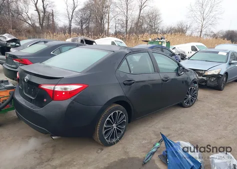 2015 Toyota Corolla S Plus z USA, uszkodzony, nr VIN 2T1BURHE6FC242033